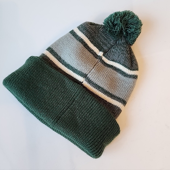 Michigan State Spartans Fairfax Cuff Knit Dark Green 47 Brand Hat - Picture 3 of 5